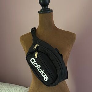 Adidas Black Belt Bag Sleek and Versatile